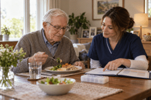 Parkinson’s Medication Timing and Meal Coordination